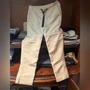 The North Face Mens Sz 32 Convertible Waterproof Hiking Pants